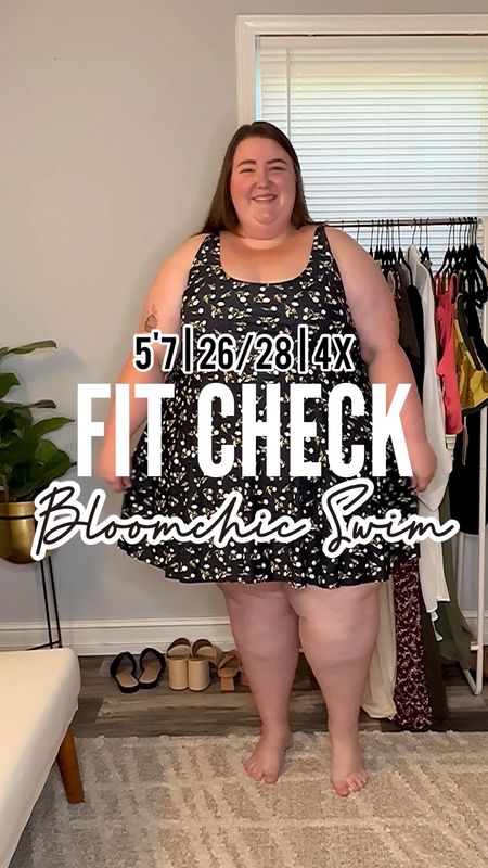 Fit Check: Bloomchic Swim 👙✨ If you are a plus size person on the internet, you have very likely seen targeted ads for Bloomchic, and if you're anything like me you have been SO curious to find out how the clothes feel and fit IRL. Well, I tried some swim and I am here to report my findings! I tried 5 swimsuits in a variety of cuts and here are my takeaways: 1) The Bloomchic size chart has the exact same measurements as the Torrid size chart. 2) These suits are good quality - definitely on par with ones I have from Old Navy and Target. 3) The separates run true to size and the one-pieces run short if you have a longer torso or have a larger apron belly. 4) Bloomchic has tons of cute colors and prints in pretty much all of their swimsuits. 5) If you're someone who wants more modest coverage, there are lots of great options that don't sacrifice style. For reference, I am wearing a size 26 in all tops, a 28 in all bottoms and one-pieces. I found the one-pieces ran short on me. 

#LTKcurves #LTKSeasonal #LTKswim