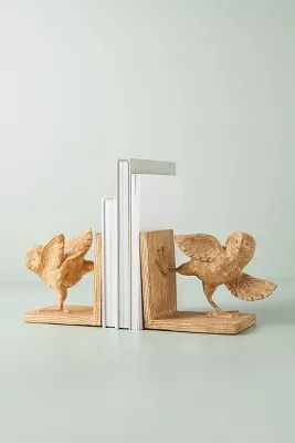 Owl Bookends | Anthropologie (US)