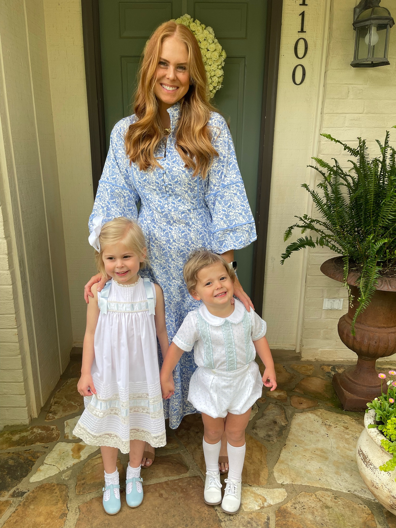 An Easter fav 🩵 the most versatile dress - perfect for Easter, baby showers, or even with a bump | Wesley is in Alice Kathleen, Francie is in custom and in Alice Kathleen shoes 🩵

#LTKBeauty #LTKFamily #LTKKids