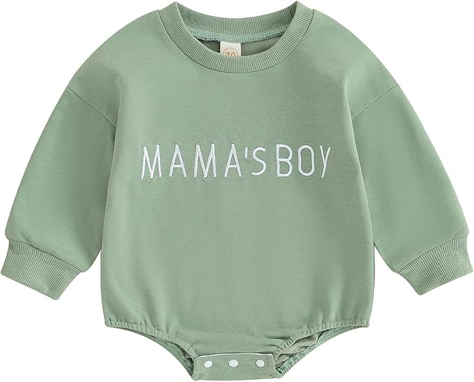 VISGOGO Newborn Infant Baby Boy Girls Oversized Romper Little Dude Sweater Onesie Coming Home Out... | Amazon (US)