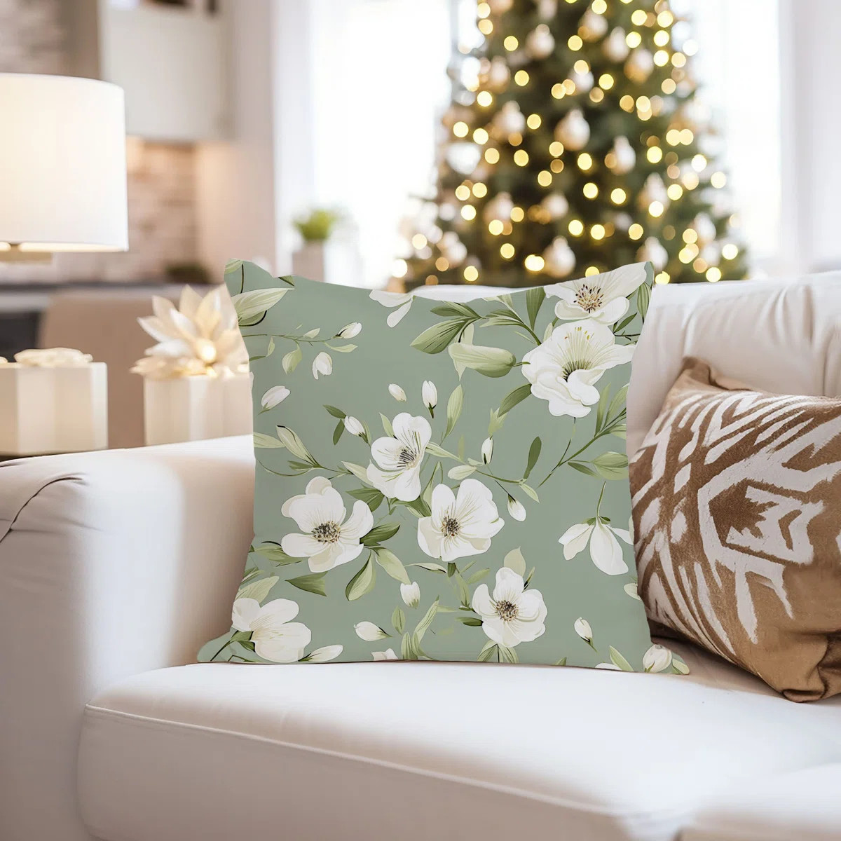 Floral Sage Green Flowers VIII Cottage & Cottagecore | Wayfair North America