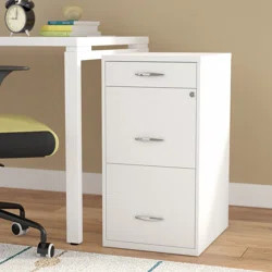 Rebrilliant Bottomley Steel 3-Drawer Vertical Filing Cabinet | Wayfair North America