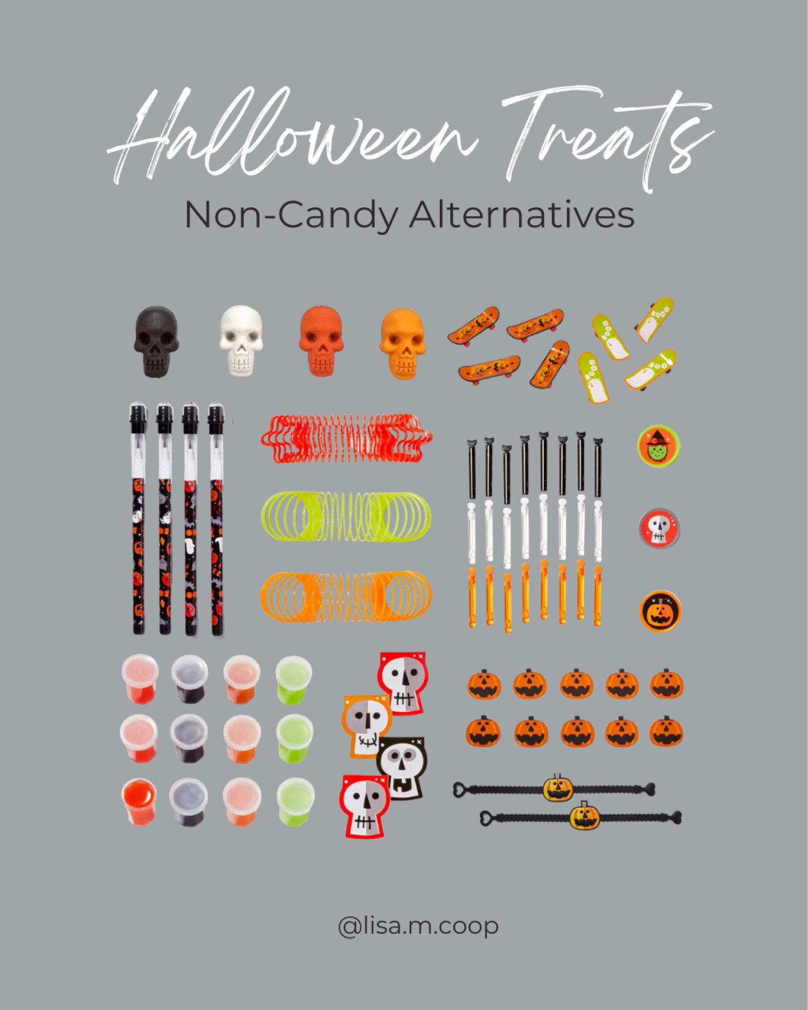 Are you joining me for the 5-day sugar detox? While planning and meal prepping it had me thinking about ways I can help my children cut back on sugar too. I stumbled upon these amazing non-candy Halloween treats from Target’s Hyde & Eek collection. Perfect for class parties at school or for neighborhood trick-or-treaters! The best part? They’re 30% off right now. 

#LTKHoliday #LTKSeasonal #LTKHalloween