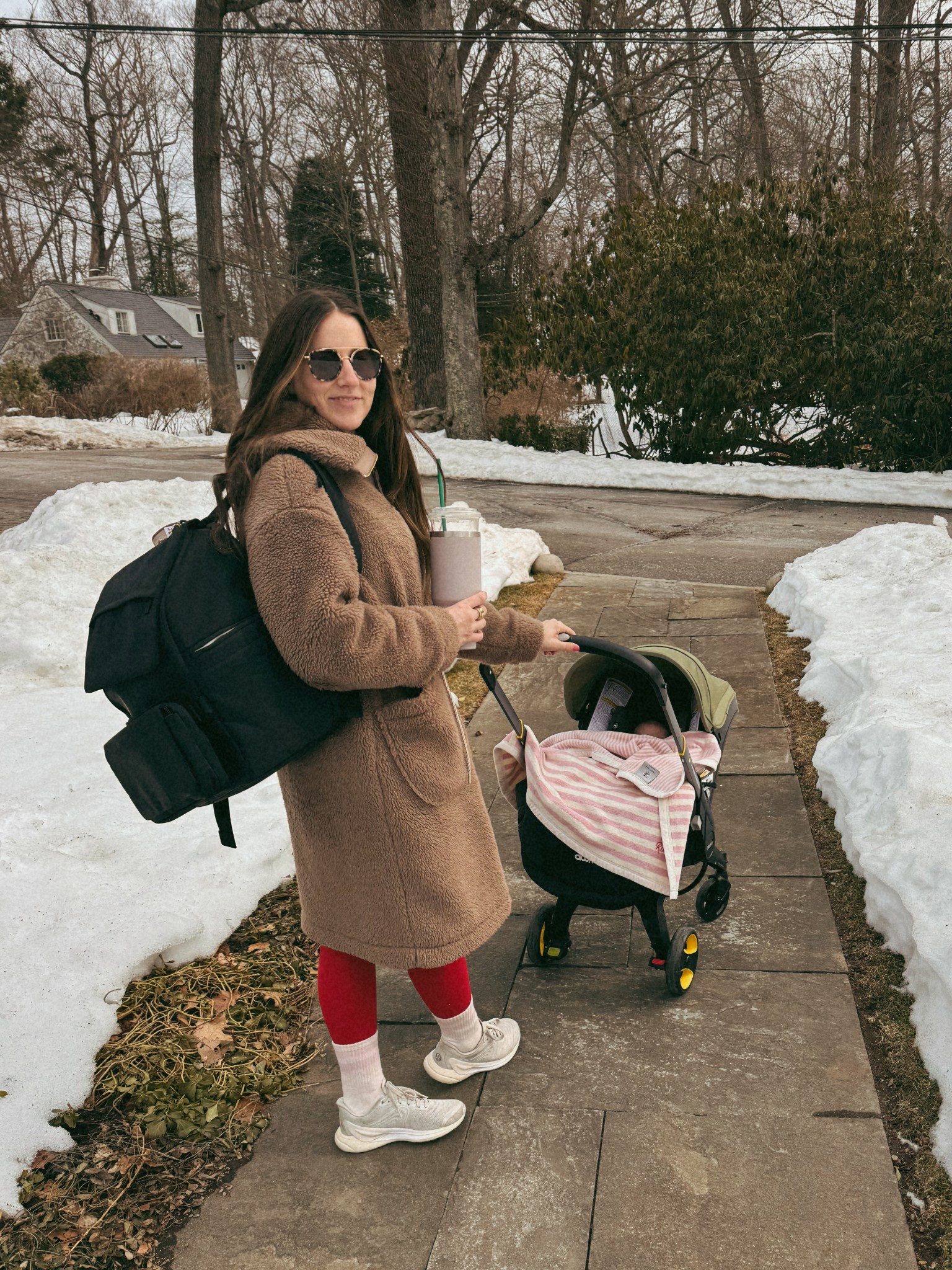 Went for our first outdoor walk today since it wasn’t so freezing out!!!! 

#LTKmomlife #LTKBaby #LTKSaleAlert