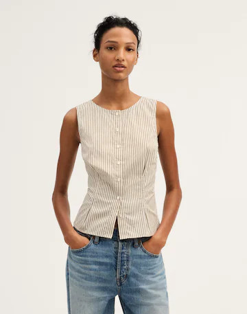 The Rosalie Sleeveless Top | Madewell