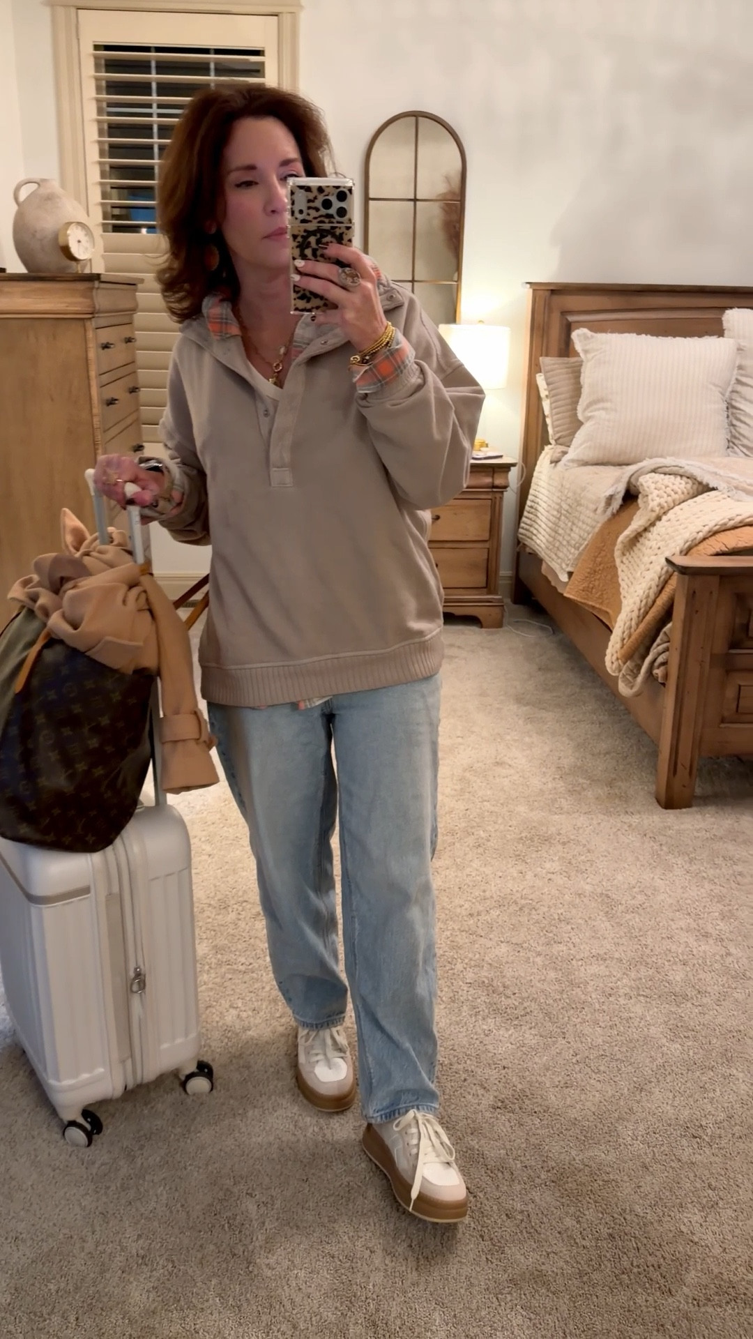 Fall layered traceltravel look 

#LTKOver40 #LTKSaleAlert #LTKStyleTip