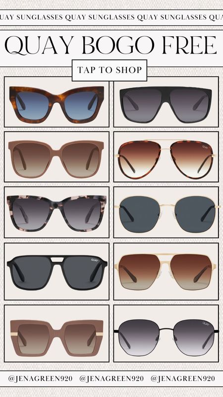 Quay Sunglasses | Bogo Sale | Summer Accessories 

#LTKFindsUnder100 #LTKSaleAlert #LTKStyleTip