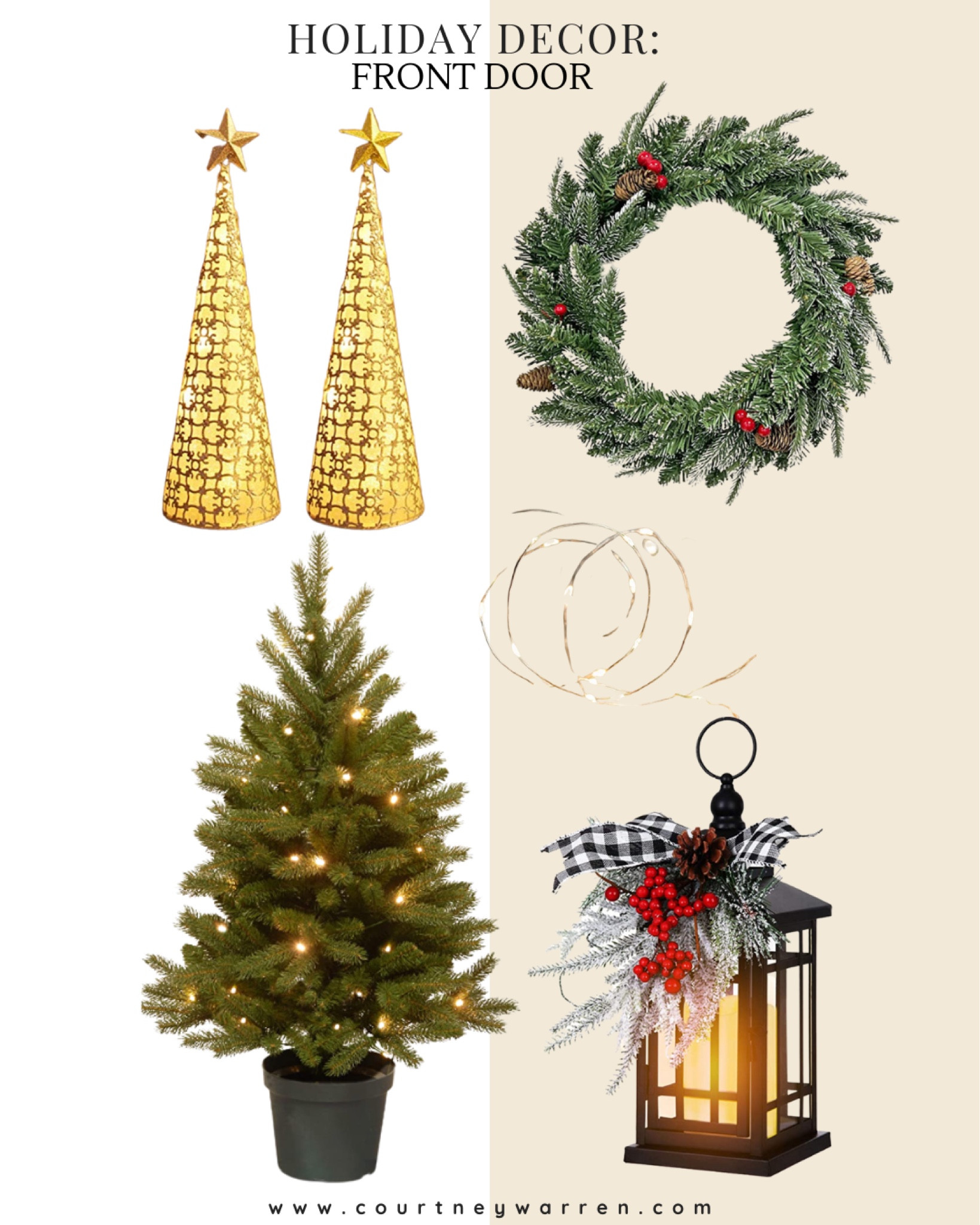 Holiday decor for the front door. Amazon Christmas decor 

#LTKhome #LTKSeasonal #LTKHoliday