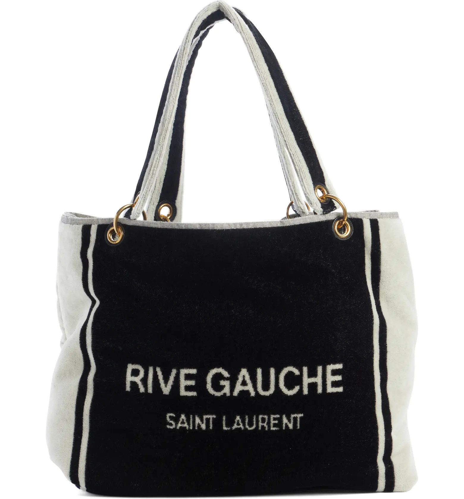 Saint Laurent Rive Gauche Noe Terrycloth Towel Tote | Nordstrom | Nordstrom