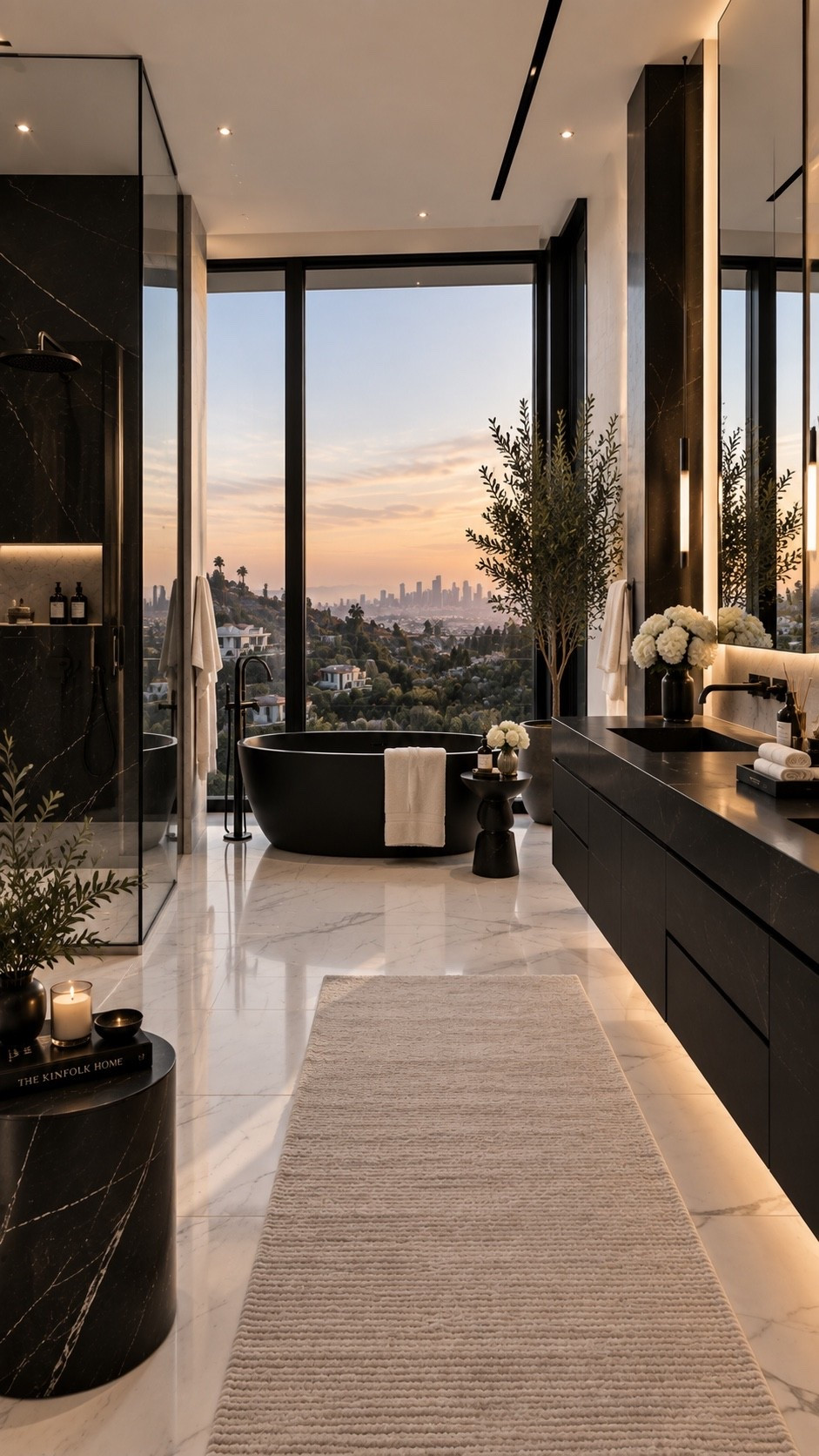 Shop This Room ✨ Shop the full look through my LTK — all products and similar finds are linked below. Create a sophisticated luxury bathroom with sleek black finishes, warm lighting, marble details and an elevated spa-like feel.

#BathroomInspo #LuxuryBathroom #ModernBathroom #BathroomDesign #BlackBathroom #BlackAndWhiteDecor #BathroomDecor #LuxuryInteriors #InteriorDesign #ModernHome #HomeDecor #DreamBathroom #BathroomIdeas #ModernInteriors #LuxuryHome #InteriorInspo #LTKHome #LTKFinds #ShopLTK #HomeFinds #AmazonHome #DesignerInspired