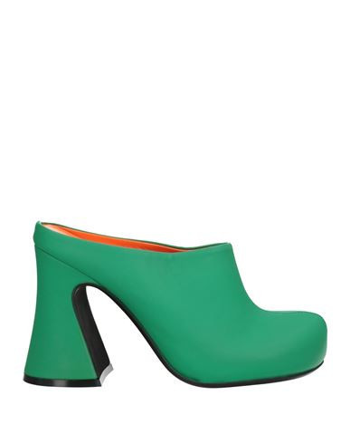 Marni Woman Mules & Clogs Green Size 6 Soft Leather | YOOX (US)