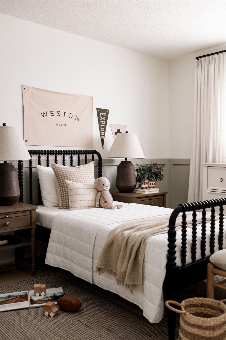 Neutral toddler boy room! 

#LTKSeasonal #LTKhome #LTKkids