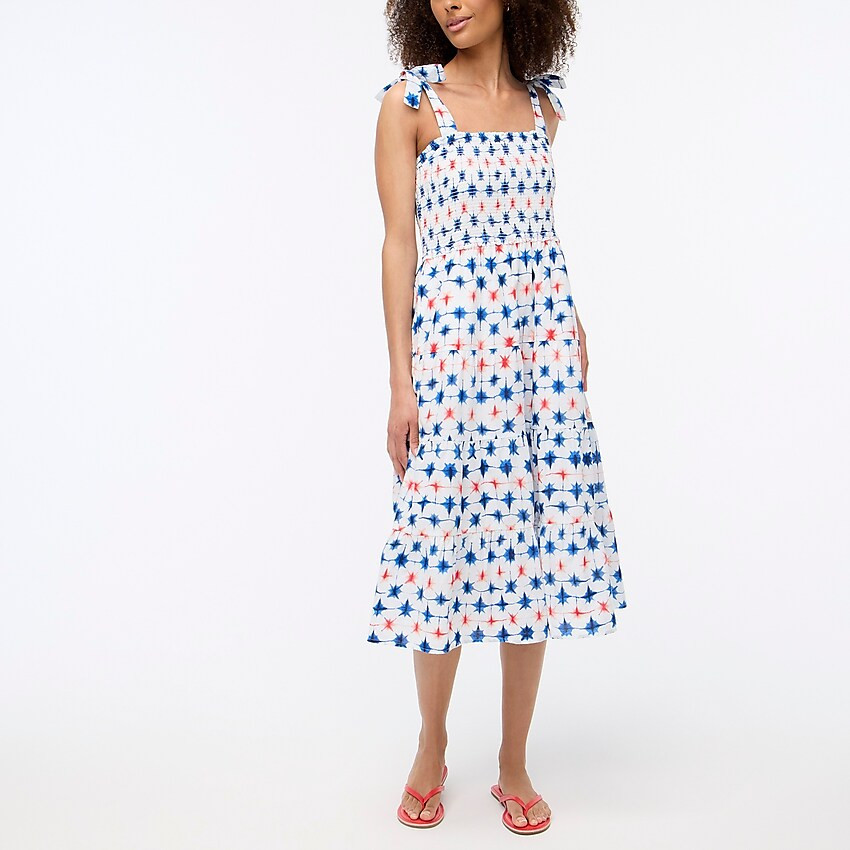 Tie-shoulder smock dress | J.Crew Factory
