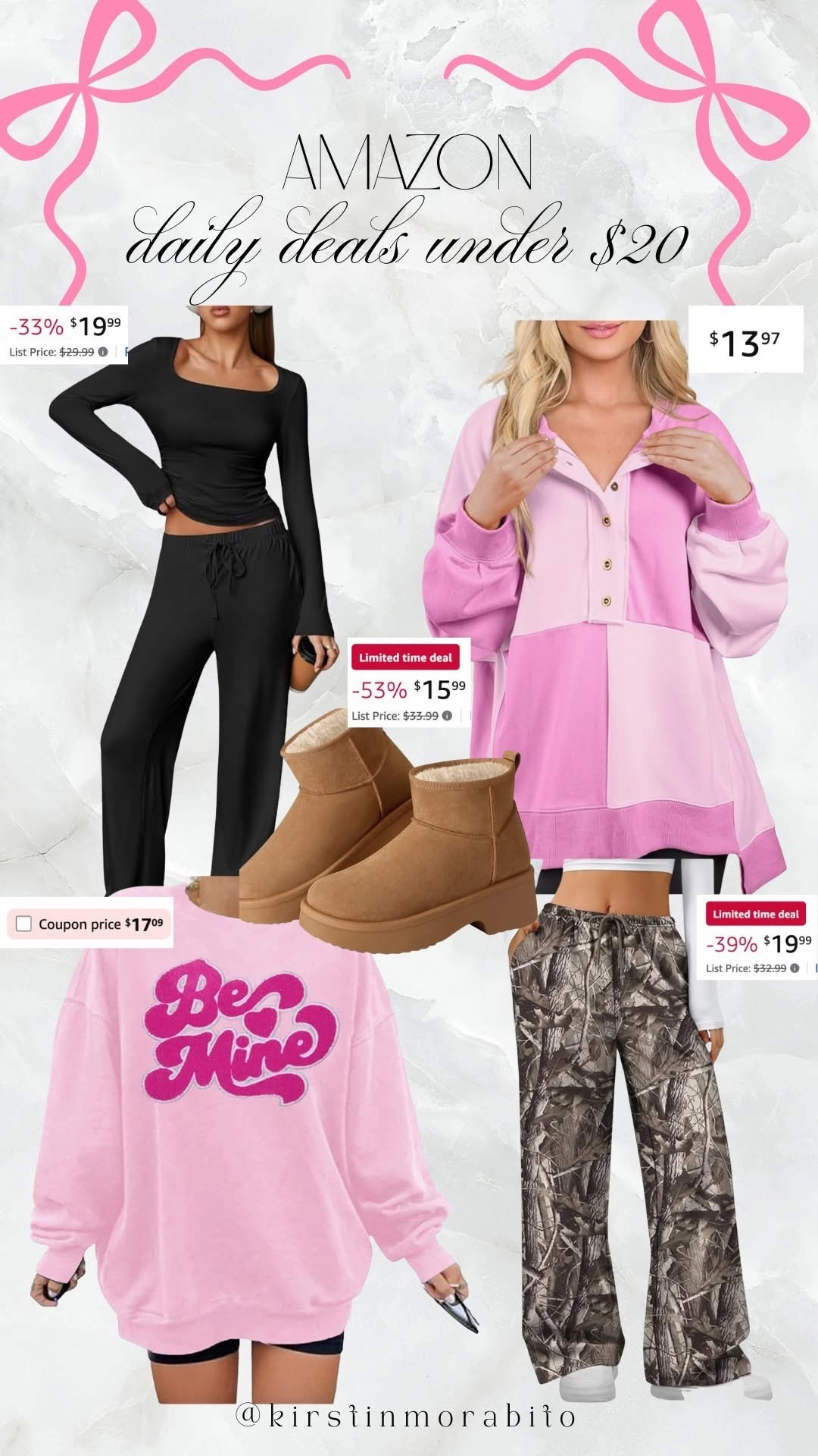 Today’s daily deals for Amazon fashion under $20 

#LTKFindsUnder50 #LTKSaleAlert #LTKFindsUnder100