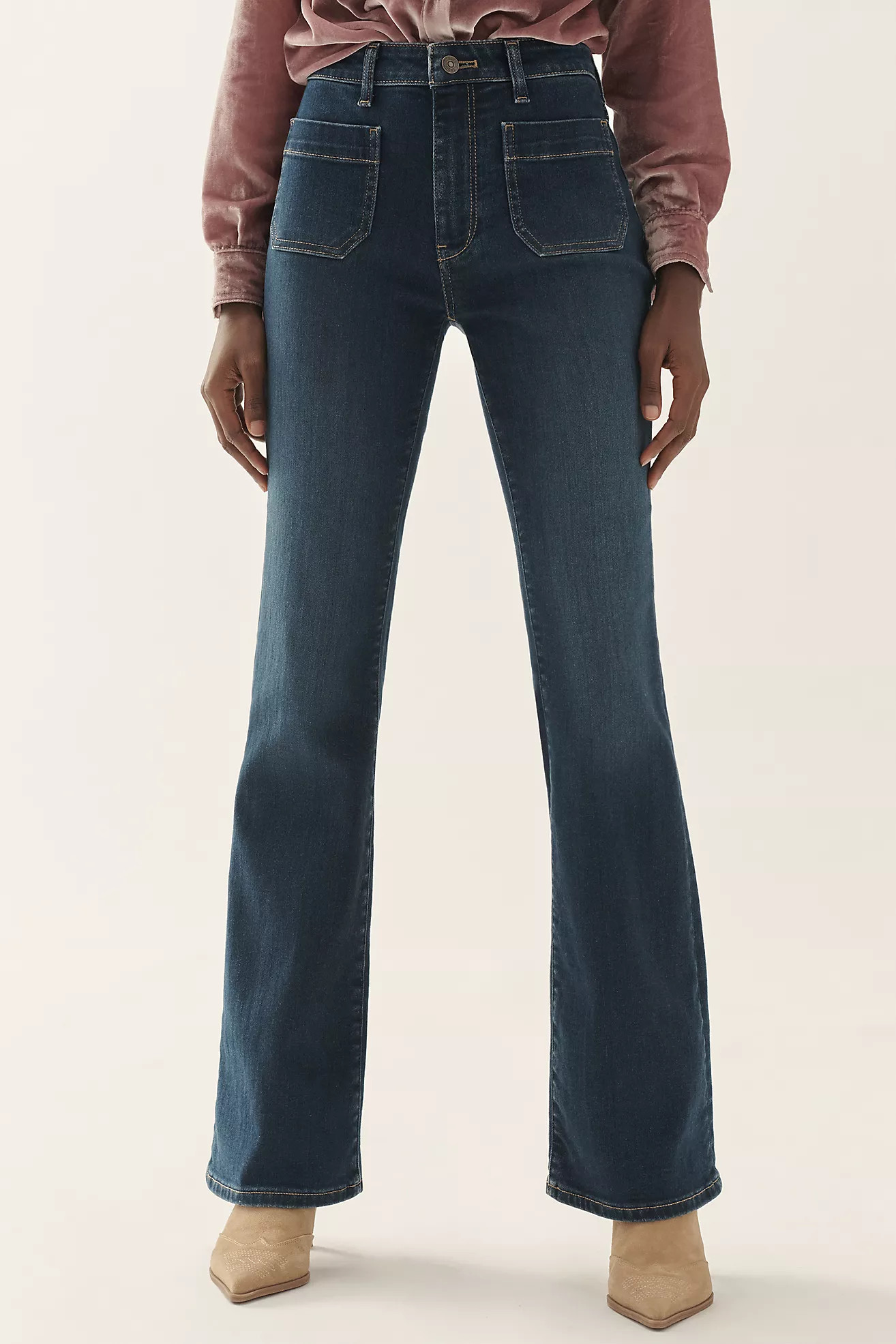 The Icon Flare Jeans by Pilcro: Mid-Rise Edition | Anthropologie (US)