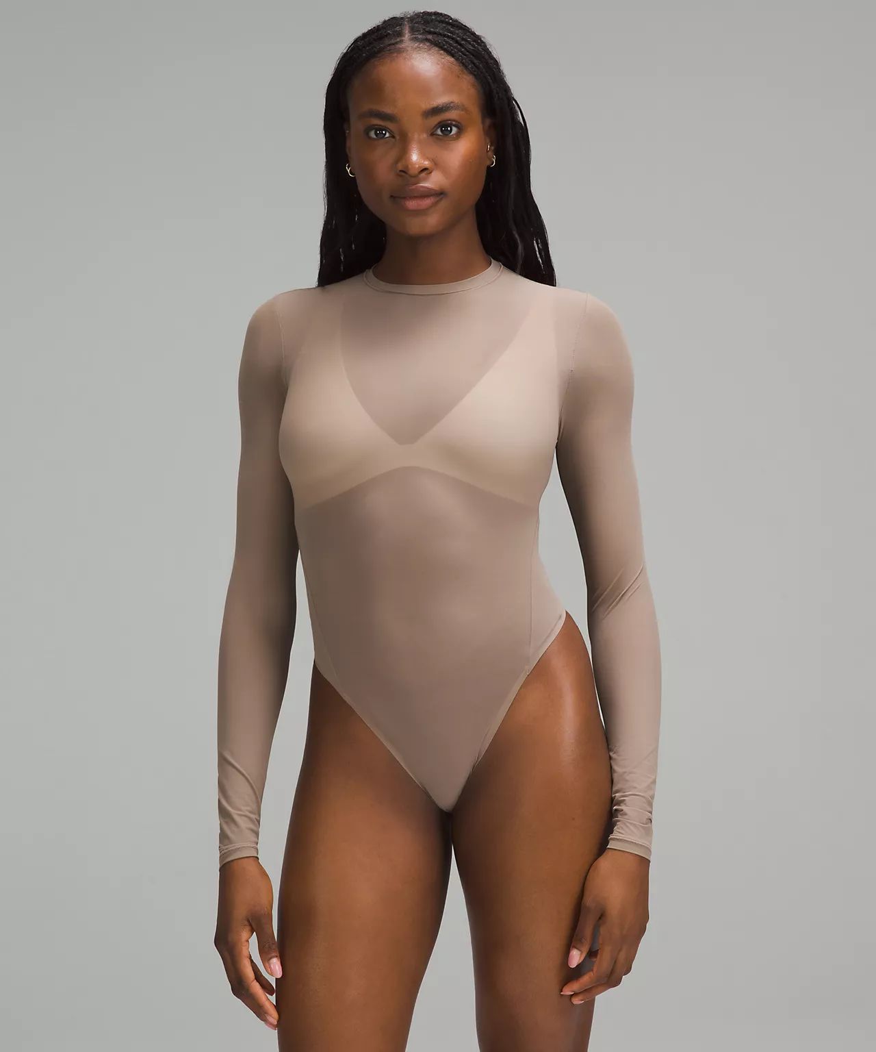 Nulu Mesh Long-Sleeve Crewneck Bodysuit | Women's Long Sleeve Shirts | lululemon | Lululemon (US)
