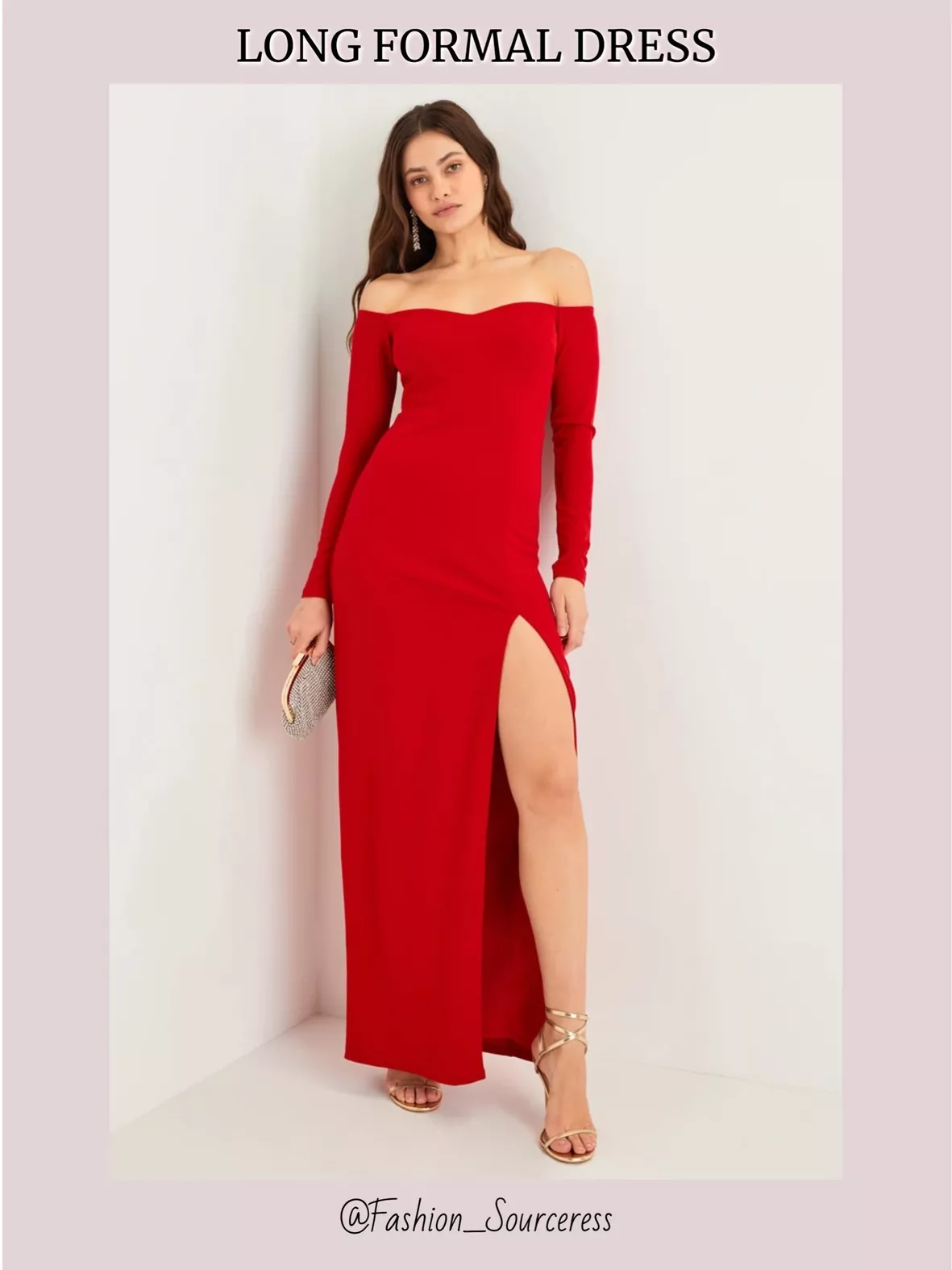 Photo Finish Red Sequin Lace-Up Maxi Dress