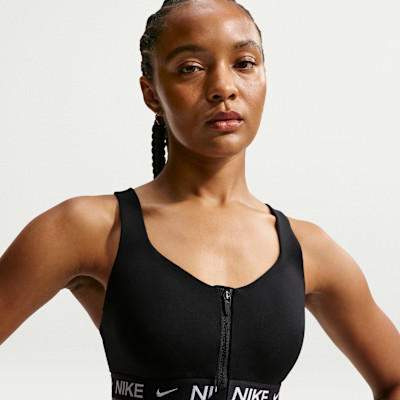 Women's Padded Front-Zip Sports Bra | Nike (UK)