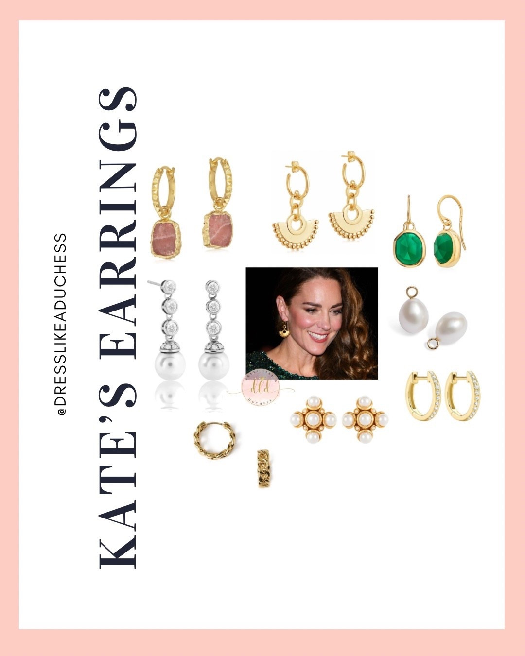 Princess Kate Middleton’s earrings that are still in stock! 