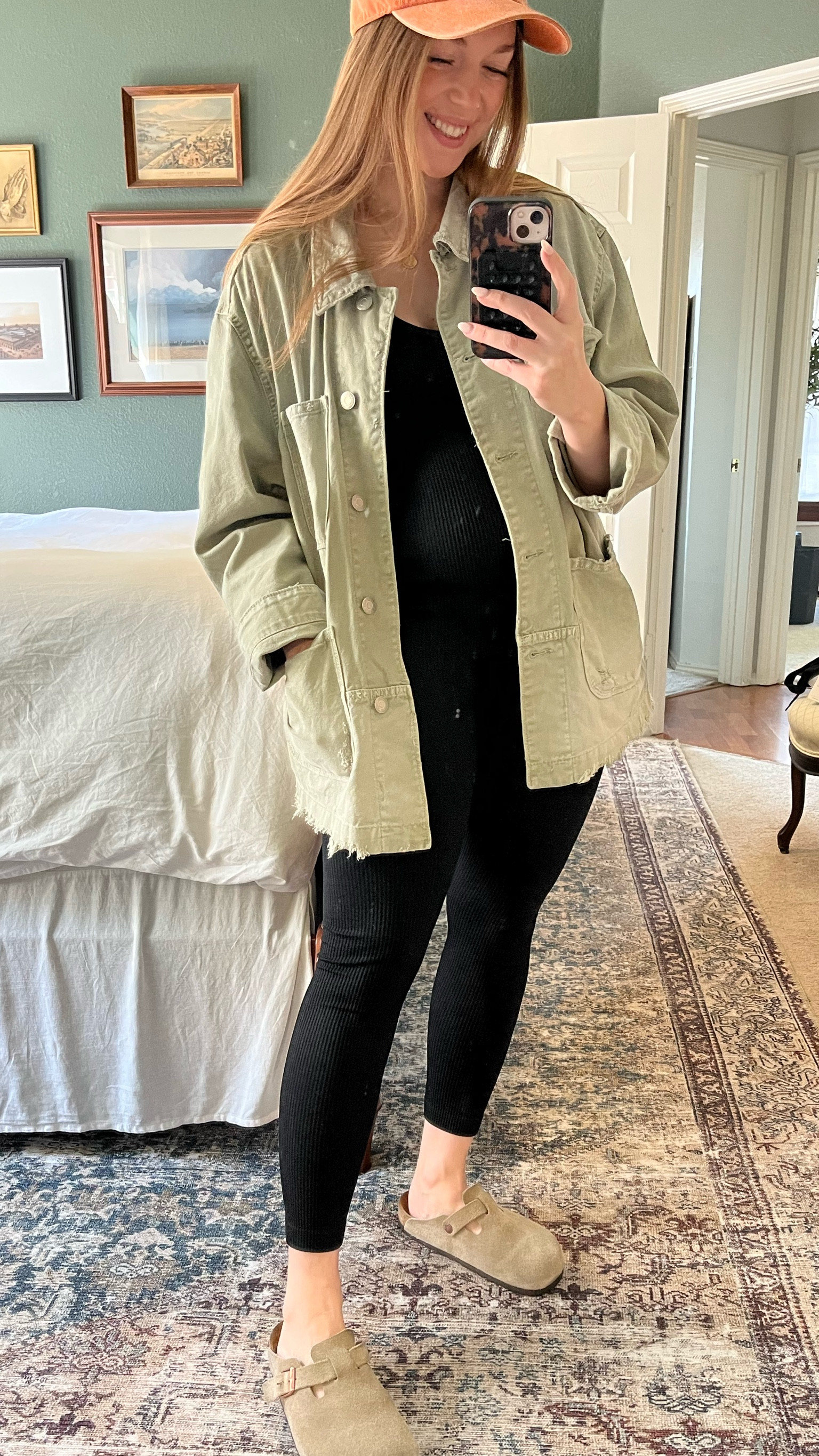 This oversized denim jacket is perfect for a one piece like this! Makes it feel easily more dressed up for any outing. Not a maternity jumper but it fits great for me at 15 weeks. I’m wearing a medium!

#LTKbump