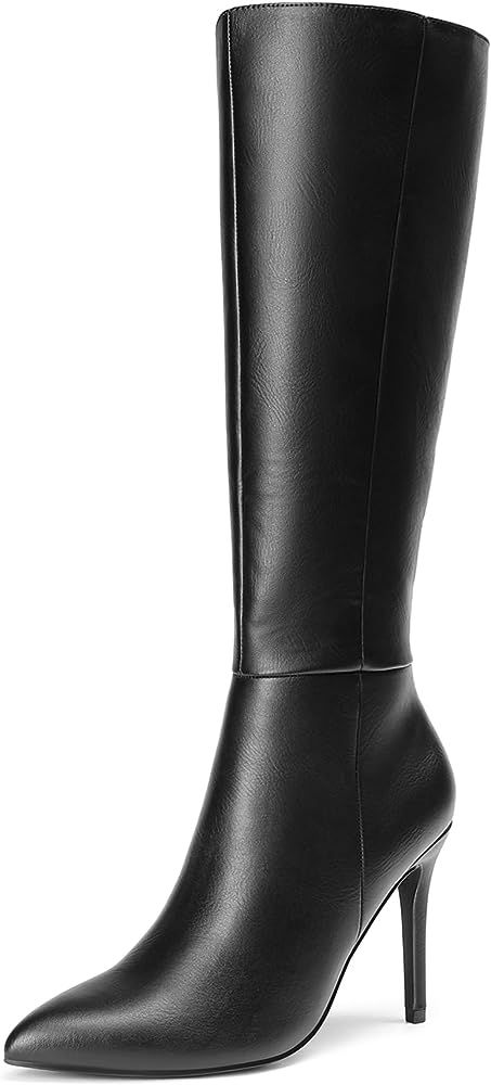 Knee High Boots for Women, Sexy Pointed Toe Stiletto High Heel Boots, Fashion & Classic Dress Shoes | Amazon (US)