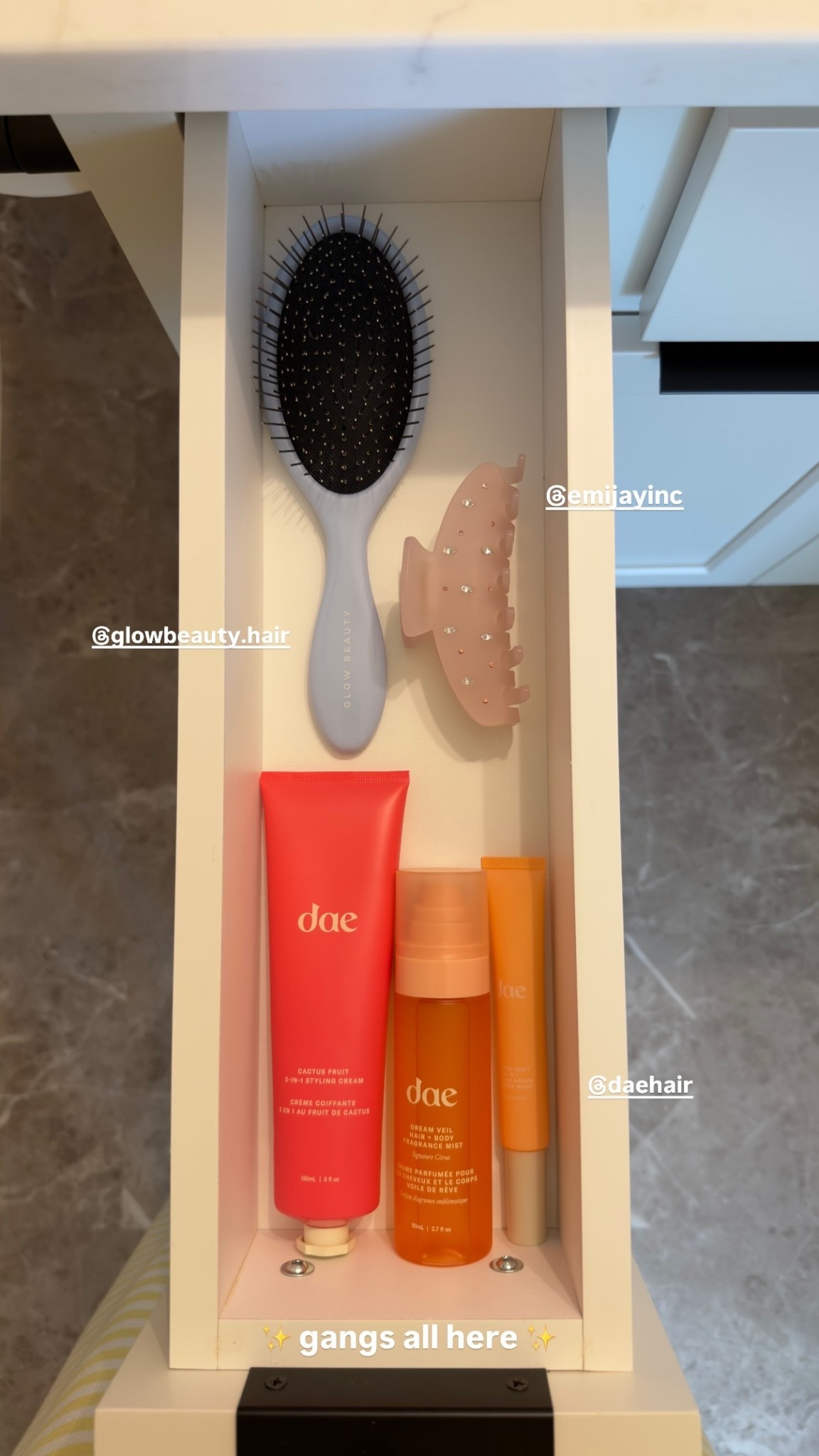✨ gangs all here ✨  @daehair  @emijayinc  @glowbeauty.hair