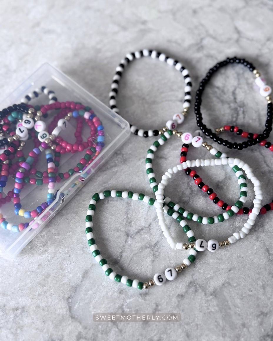 ...because nothing screams "Happy Valentine's Day!" like  6-7  bracelets for you and all your classmates!

kids bracelets and jewelry
colorful bead bracelets
charm jewelry for kids
friendship bracelets
playful necklaces
cute rings for kids
dress-up jewelry sets
fun accessories for kids

#LTKSaleAlert #LTKootd #LTKKids