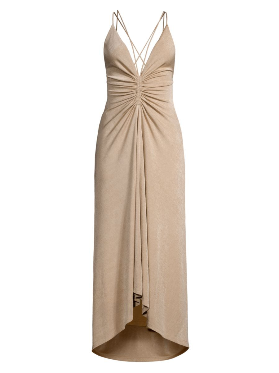 Significant Other Sassari Strappy Ruched Midi Dress | Saks Fifth Avenue