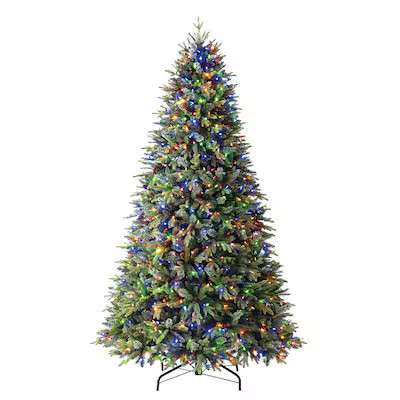 Holiday Living 9-ft Hayden Pine Pre-lit LED Artificial Christmas Tree | Lowe's