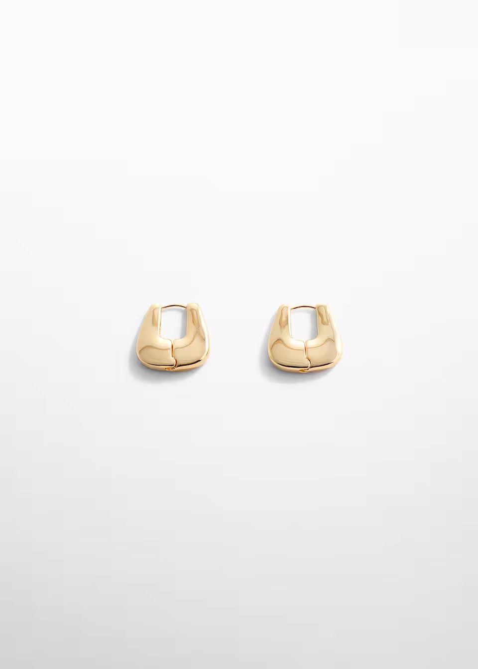 Geometric hoop earrings -  Women | Mango USA | MANGO (US)