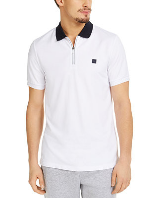 Men's Kors X Tech Moisture-Wicking 1/4-Zip Polo Shirt | Macys (US)