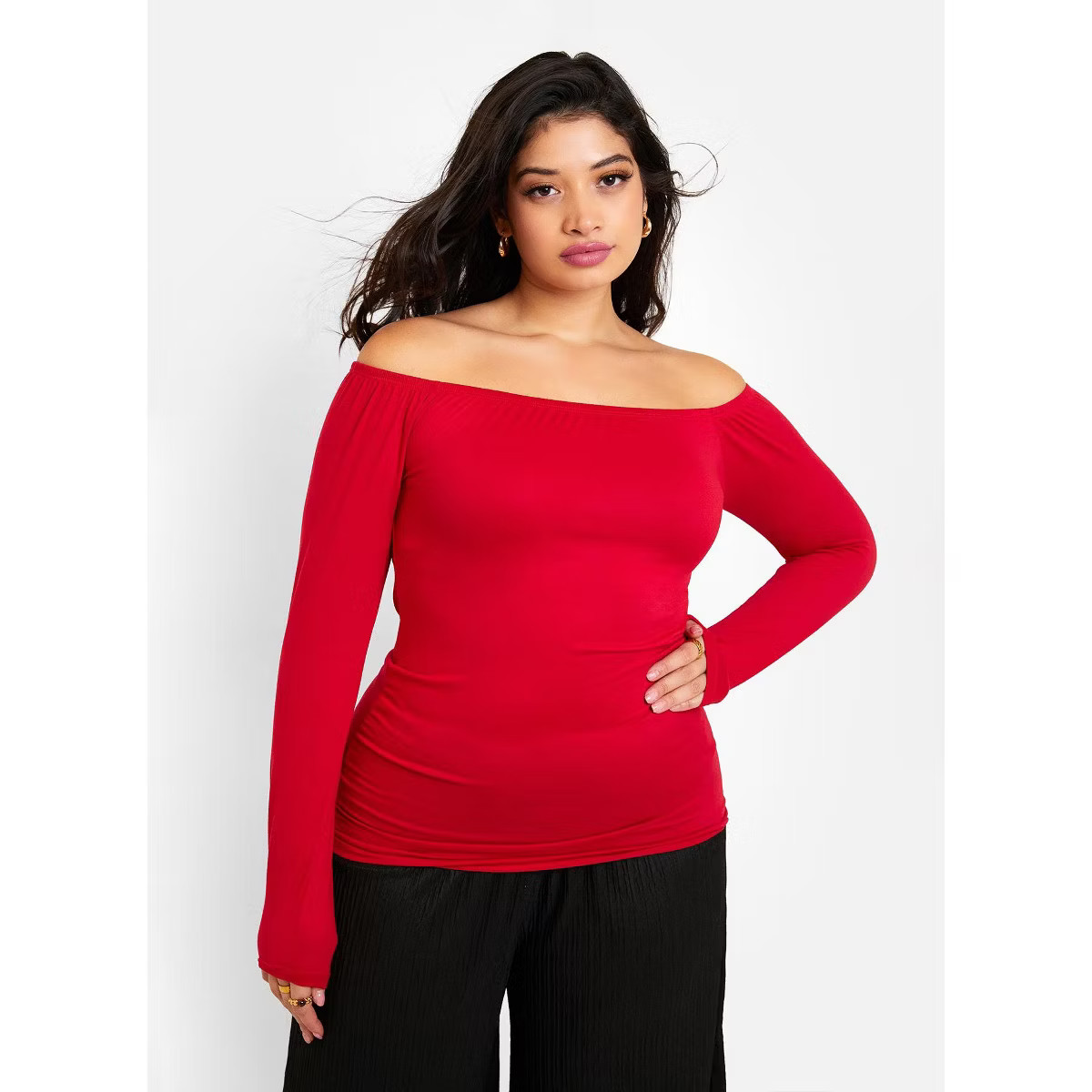 Rebdolls Women's Essential Off Shoulder Top | Target