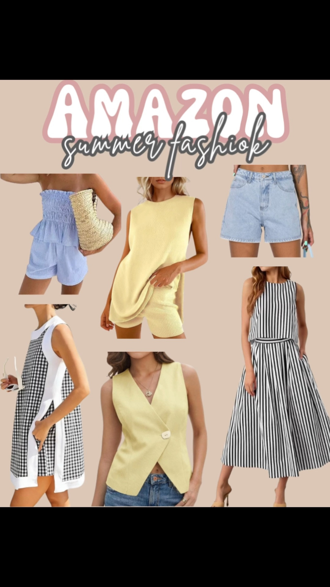 Amazon beach wear! 
Travel outfits, summer outfits, vacation outfits beach, spring outfits 2026, resort wear, resort outfits from amazon, swim cover up, summer matching set, casual outfits for the summer, casual outfits for the spring, Amazon fashion, oversized sunglasses, neutral tops, halter tank top, sandals, beach, pool, beach outfits, ootd, vacation, vacation wear, cruise outfits, cream
#vacationwear #amazon #amazonfinds #traveloutfits #vacationoutfitsbeach

#LTKTravel #LTKootd #LTKFestival