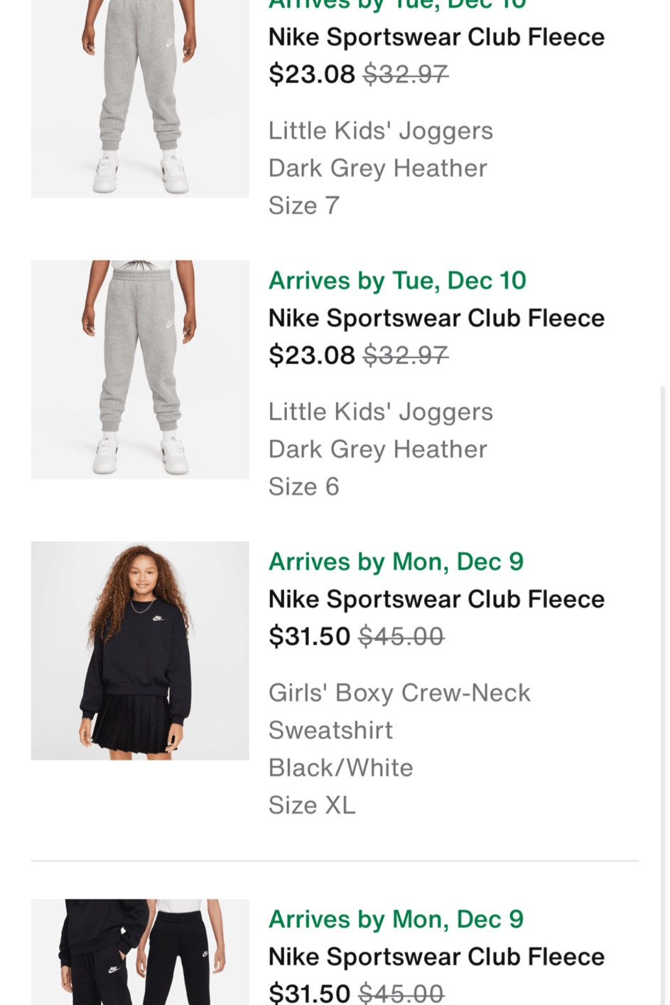 Black Friday shopping is in full swing! These Nike deals are 🔥 #LTKGirls #LTKTweengirl #LTKBoys #LTKNike #LTKSweatoutfit

#LTKStyleTip #LTKKids #LTKCyberWeek
