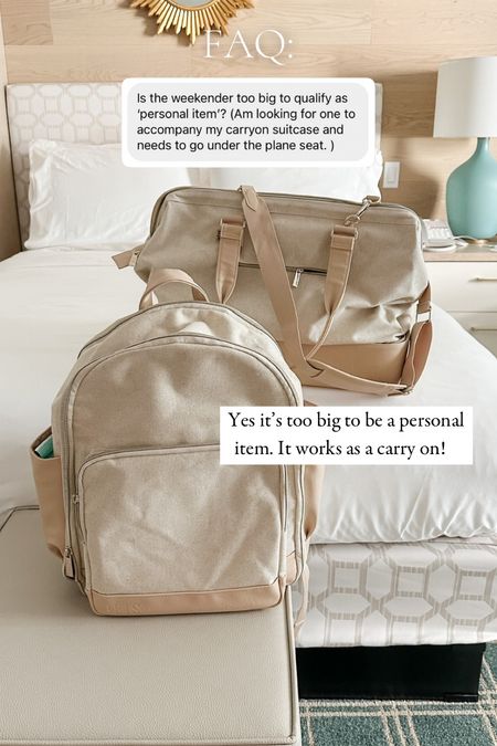 My Beis travel bags are linked here! 

#LTKtravel #LTKstyletip #LTKGiftGuide