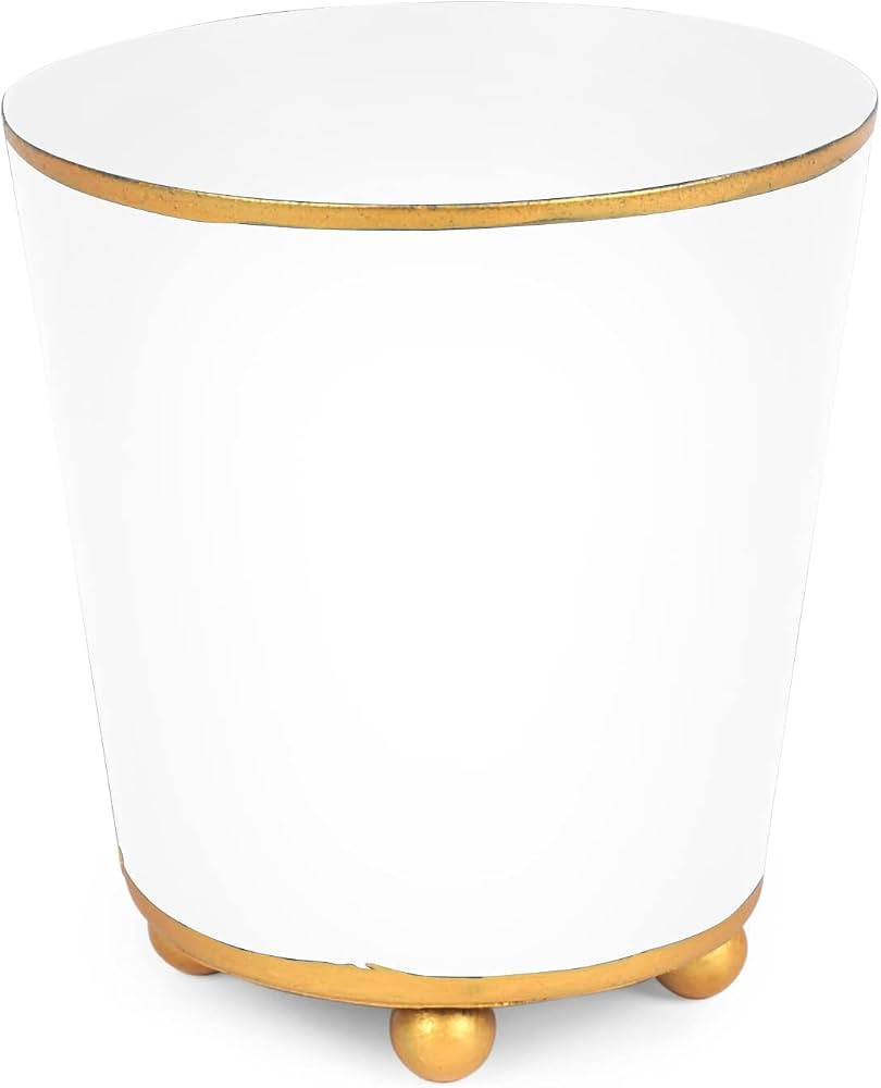 White Planter, Metal Cachepot for Indoor Plants, 4 Inch | Amazon (US)
