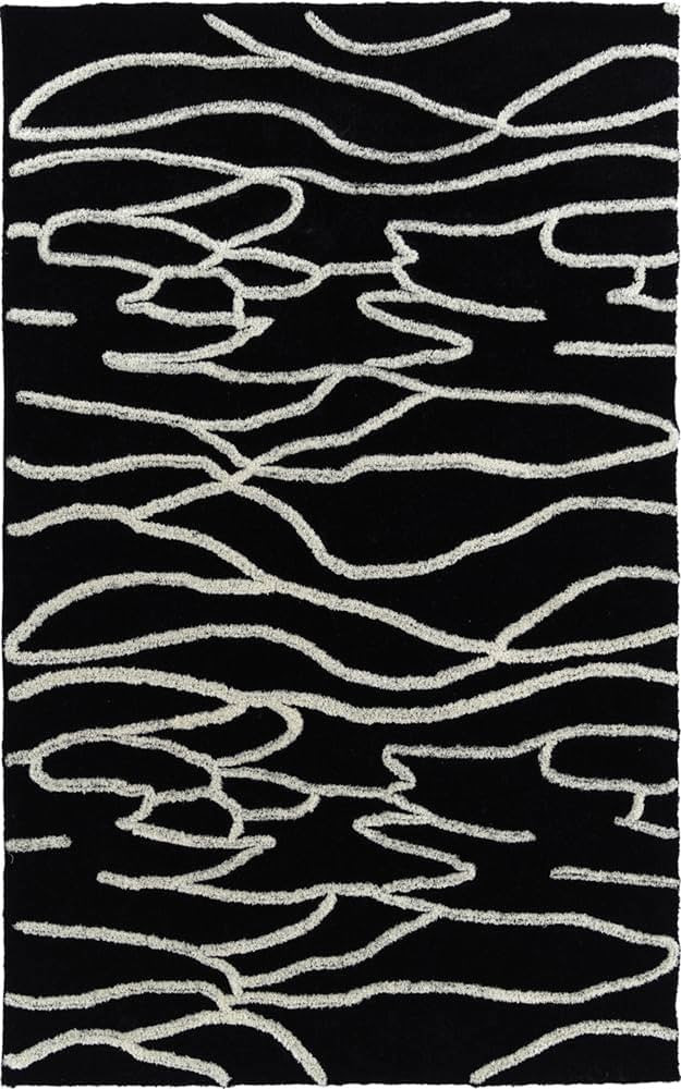 Dalyn Pesario Black 8' x 10' Area Rugs PE3BK8X10 | Amazon (US)