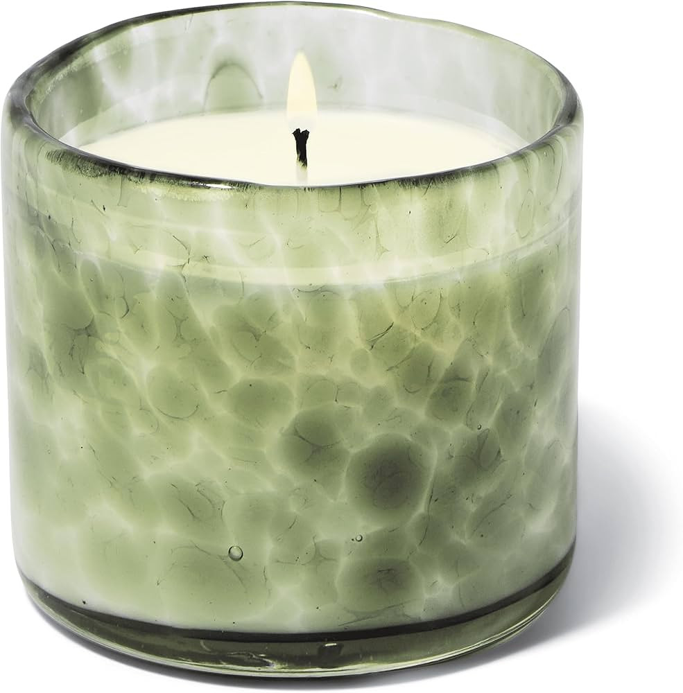 Paddywax Luxury Candles in Hand-Crafted Artisan Blown Glass Scented Luxe Candle, 8-Ounce, Tabac &... | Amazon (US)
