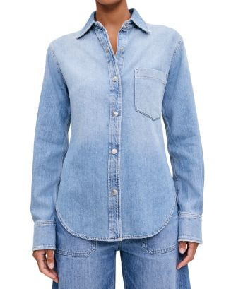 DL1961 Aura Ines Denim Shirt  | Bloomingdale's Women | Bloomingdale's (US)
