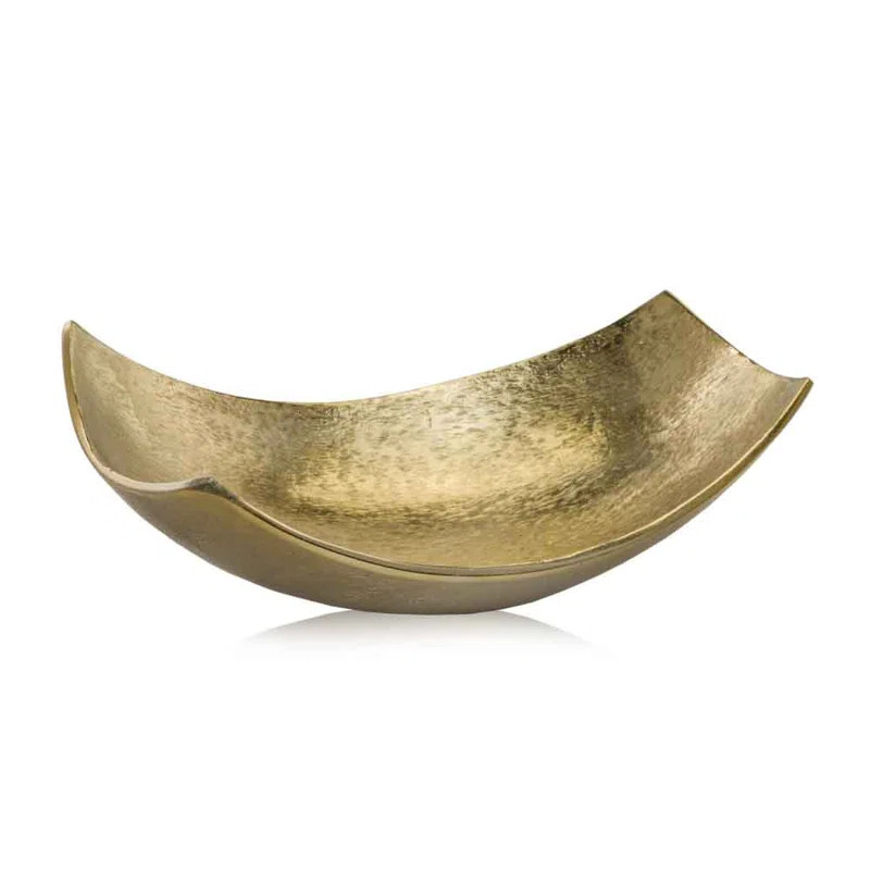 Halcott Cucha Large Scoop Bowl/Gold | Wayfair North America