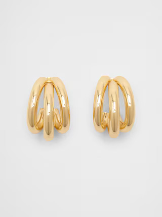 Triple Hoop Earrings | Banana Republic Factory