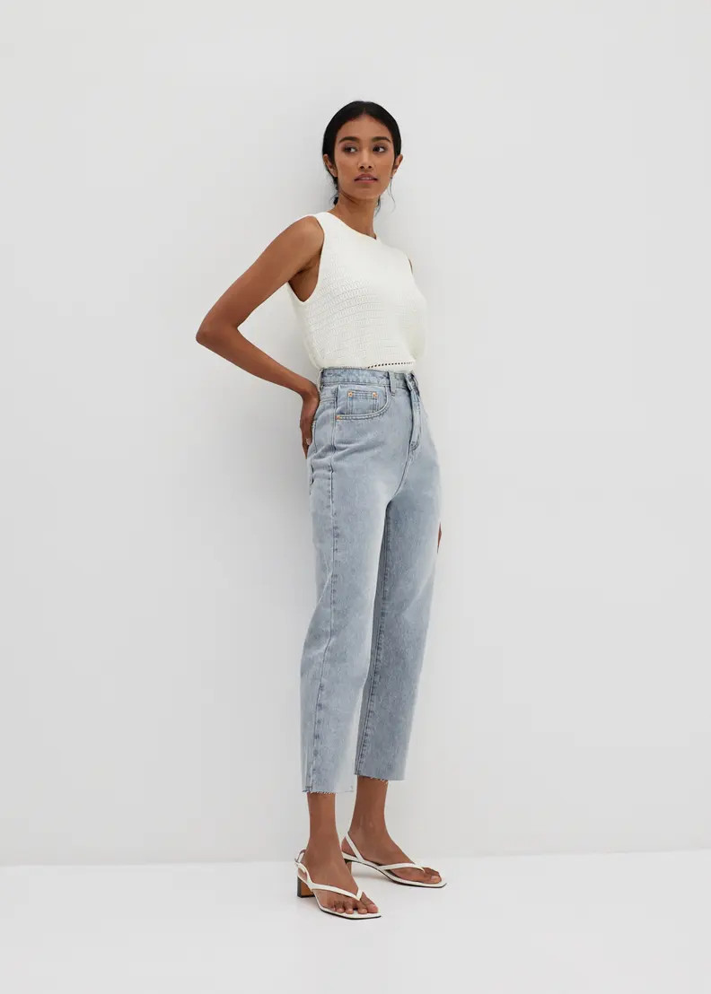 Laia Denim Straight Leg Jeans | Love, Bonito USA