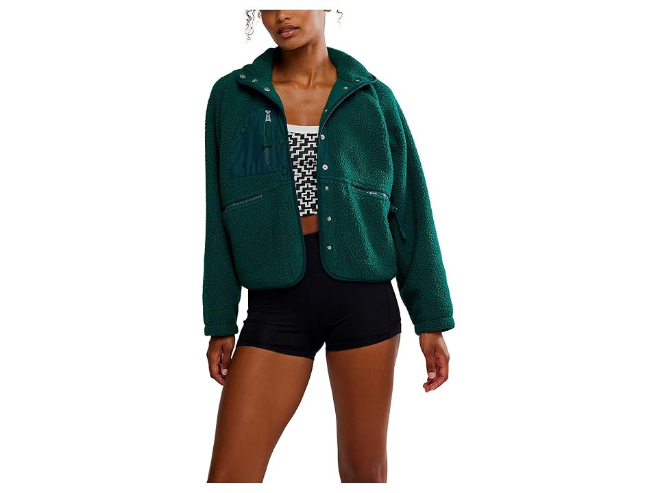 FP Movement Hit The Slopes Jacket Women's Jacket Evergreen : LG (Women's 12), Polyester | Zappos