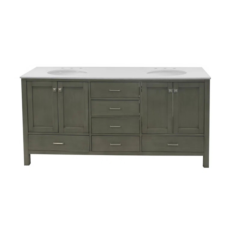 Matera 72" Double Bathroom Vanity Set | Wayfair North America