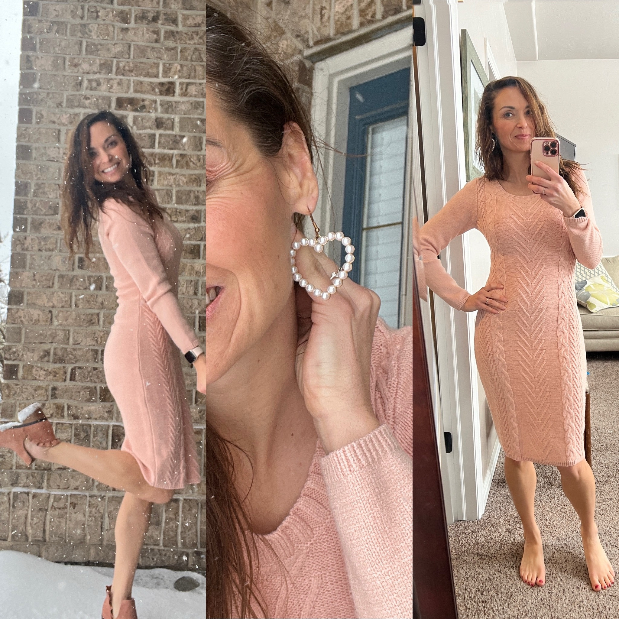 The sweater dress is so warm and soft and perfect for the chilly weather outside!

#LTKfindsunder50 #LTKstyletip #LTKsalealert