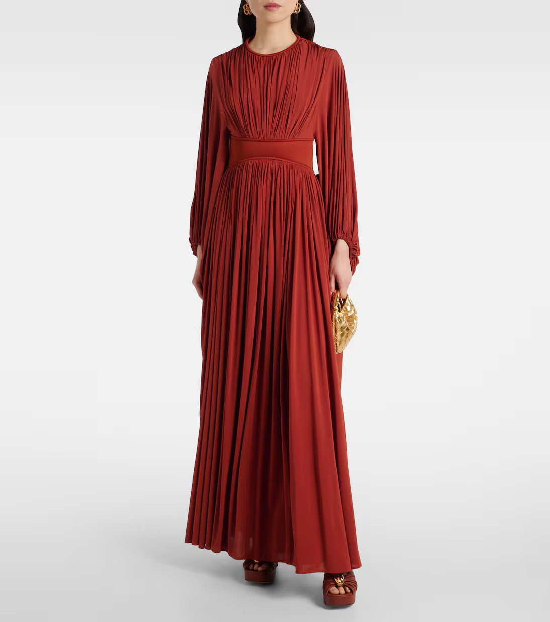 Illuminate gathered gown | Mytheresa (UK)