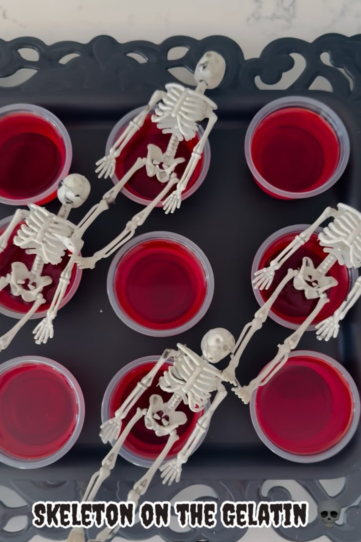 Skeleton on the Gelatin 💀☠️ for your upcoming Halloween celebration! 👻