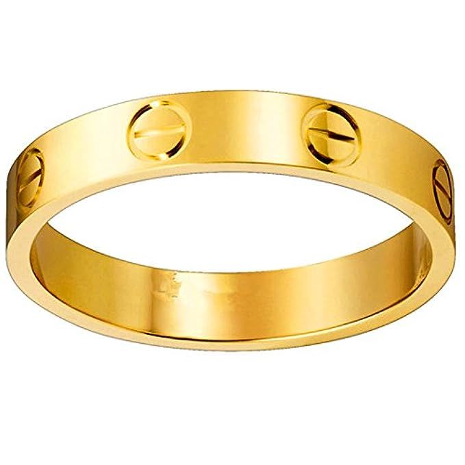 Fire Ants Love Ring-Gold Lifetime Just Love You With(Size:5-10) | Amazon (US)