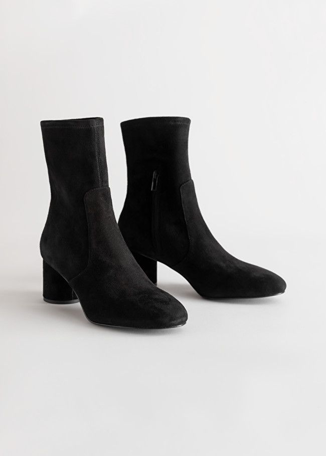 Suede Almond Toe Sock Boots | & Other Stories (EU + UK)