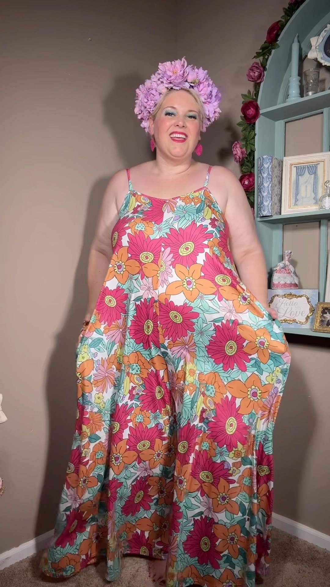 Plus size boho jumpsuit? Yes please! This jumpsuit is oversized and I’m wearing an 18/20! 

#bloomchic #ltkfestival #festivalfashion